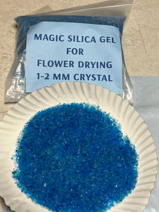Blue Magic Silica Gel Crystal & Sand for Flower Drying in Resin Art | Silica Gel for Flower Drying