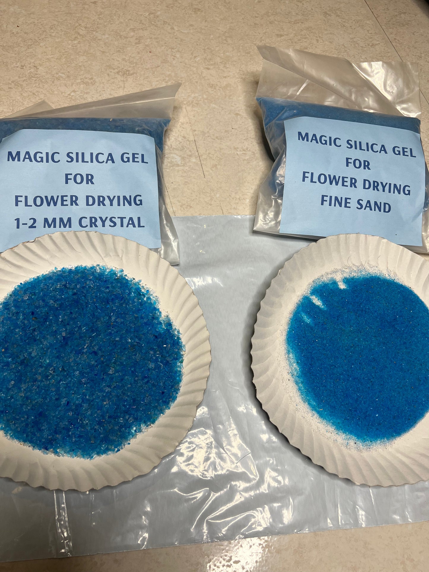 Blue Magic Silica Gel Crystal & Sand for Flower Drying in Resin Art | Silica Gel for Flower Drying