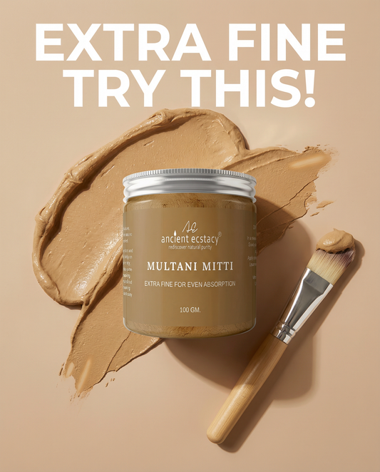 Ancient Ecstasy Traditional Multani Mitti - Extra Fine Fuller’s Earth (100g)