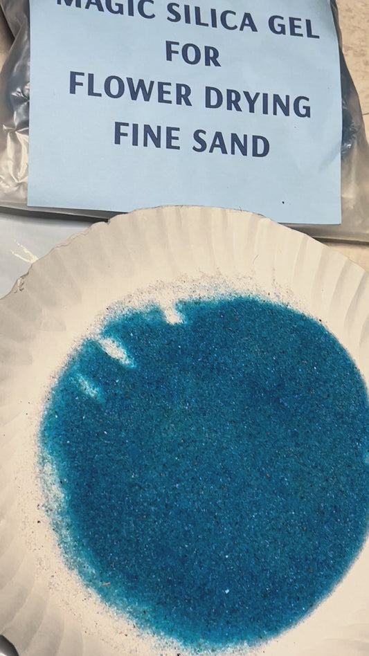 Blue Magic Silica Gel Crystal & Sand for Flower Drying in Resin Art | Silica Gel for Flower Drying